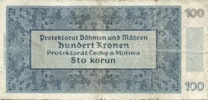 Német 3. Birodalom/Cseh-Morva Protektorátus 1940. 100K (2x) T:III,III-