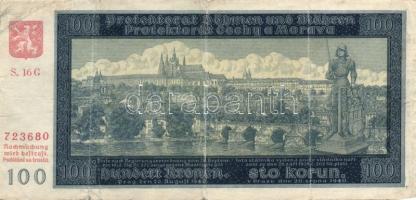 Német 3. Birodalom/Cseh-Morva Protektorátus 1940. 100K (2x) T:III,III-