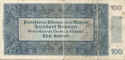 Német 3. Birodalom/Cseh-Morva Protektorátus 1940. 100K (2x) T:III,III-