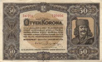 1920. 50K "Orell Füssli Zürich" T:II-