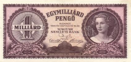 1945. 10.000.000P + 1946. 1.000.000.000P T:I-