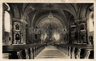 Csíksomlyó Catholic church interior