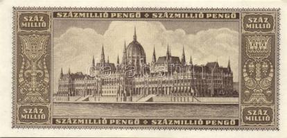 1946. 100.000.000P (2x) kétféle színváltozat T:I,I- + 100.000MP + 100.000BP + T:I,I- (foltos)