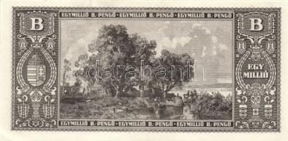 1945. 1.000.000P + 1946. 1.000.000BP T:I,I-(kis sarokhajlás)