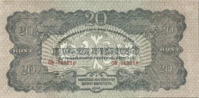 1944. 20P "Vörös Hadsereg" (3x) egymás utáni sorszámmal T:I-(mindegyiknél egy pici sarokha...
