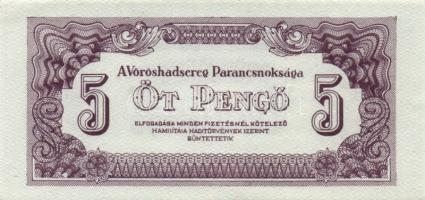 1944. 5P (2x) T:I,I-(pici sarokhajlás)