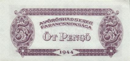 1944. 5P (2x) T:I,I-(pici sarokhajlás)