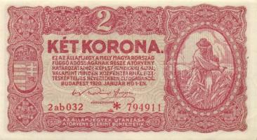 1920. 2K (4x) "2aa" + "2ab *" T:I,I-(apró papírhiány az egyiknél)