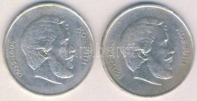 1947. 5Ft Ag (2x) "Kossuth" T:2,2- ph