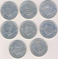 1947. 5Ft Ag (8x) "Kossuth" T:2-,3 ph.