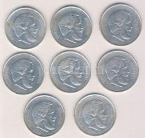 1947. 5Ft Ag (8x) "Kossuth" T:2-,3 ph