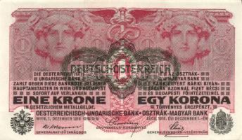 1916. 1K (12x) zöld "Deutschösterreich" felülbélyegzéssel, köztük egymás utáni és egymáshoz közeli sorszámúak T:I,II