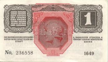 1916. 1K (12x) zöld "Deutschösterreich" felülbélyegzéssel, köztük egymás utáni és egymásho...