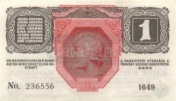 1916. 1K (12x) zöld "Deutschösterreich" felülbélyegzéssel, köztük egymás utáni és egymásho...