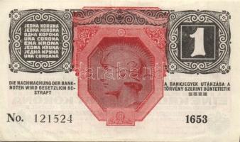 1916. 1K (12x) zöld "Deutschösterreich" felülbélyegzéssel, köztük egymás utáni és egymásho...