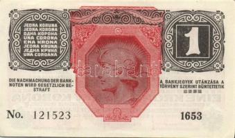 1916. 1K (12x) zöld "Deutschösterreich" felülbélyegzéssel, köztük egymás utáni és egymásho...