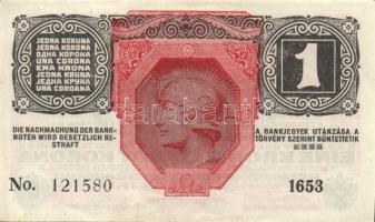 1916. 1K (12x) zöld "Deutschösterreich" felülbélyegzéssel, köztük egymás utáni és egymásho...