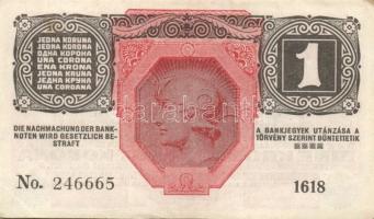 1916. 1K (12x) zöld "Deutschösterreich" felülbélyegzéssel, köztük egymás utáni és egymásho...