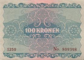 Ausztria / Osztrák-Magyar Bank 1922. 100K (8x) páronként egymás utáni sorszámmal T:I,II