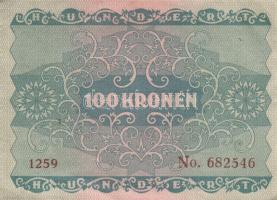Ausztria / Osztrák-Magyar Bank 1922. 100K (10x) páronként egymás utáni sorszámmal T:I,II