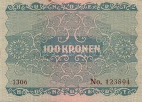 Ausztria / Osztrák-Magyar Bank 1922. 100K (10x) páronként egymás utáni sorszámmal T:I,II