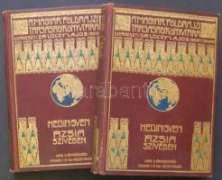 Magyar Földrajzi Társaság könyvtára: Hedin, Sven Ázsia szívében I.-II. kötetek. Első kiadás! Tízezer...