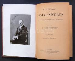 Magyar Földrajzi Társaság könyvtára: Hedin, Sven Ázsia szívében I.-II. kötetek. Első kiadás! Tízezer...