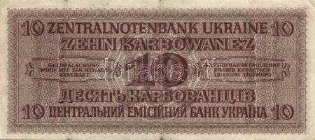 Ukrajna/német megszállás 1942. 10K T:III / Ukraine / German occupation 1942. 10K T:III