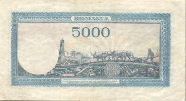 Románia 1940-45. 500L + 1000L + 2000L + 5000L T:III,III-(egyiken szakadás)