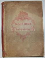 Blaha Lujza emlékalbum, Bp., 1926. Arany János ny. Kiadói, javított gerincű félvászon kötésben