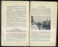 Venedig und seine Umgebung. Mailand-Venedig, 1922, Scrocchi. Német nyelvű útikönyv Velencéről, kihaj...