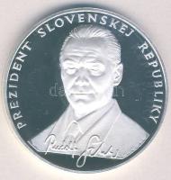 Szlovákia 2004. Szlovák Köztársaság Elnöke-Rudolf Schuster" Ag emlékérem eredeti dísztokban 26g...