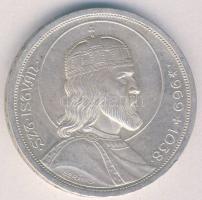 1938. 5P Ag "Szent István" T:2- ph