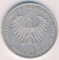 NSZK 1988D 10M Ag "A. Schopenhauer" T:2-