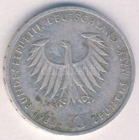 NSZK 1988D 10M Ag "A. Schopenhauer" T:2- ph.