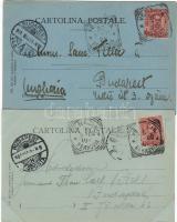 2 db Velencei futott századfordulós lap T3/4