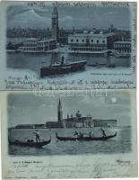 2 db Velencei futott századfordulós lap T3/4