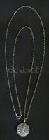 Ezüst (Ag) nyaklánc medállal 16 gr