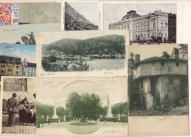 10 db vegyes horvát-szerb-bonyák lap érdekességekkel T2-T3