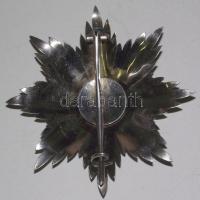 1939. A Magyar Érdemrend nagykeresztjének csillaga, brillantírozott ezüstcsillag domborított jelvénn...