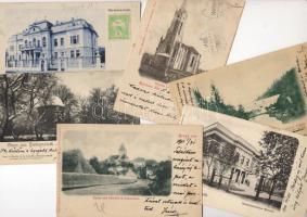 Nagyszeben 6 db századfordulós futott lap T2/3