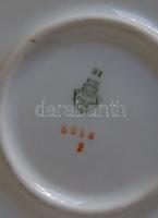 Zsolnay porcelán teás kancsó aranyozott szegéllyel / Zsolnay chinaware tea mug 17 cm