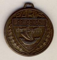 Franciaország DN. Párizs bronz emlékmedál T:2