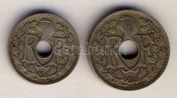 Franciaország 1924. 10c + 25c T:2