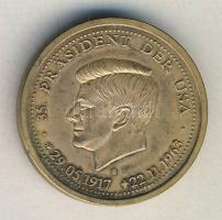 Németország / Berlin 1963. John F. Kennedy berlini látogatása aranyozott emlékérem T:PP / Germany 19...