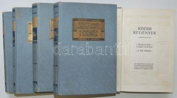 1910 Mikszáth Kálmán munkái sorozat jubileumi kiadás 5 kötete, Révai Kiadó, Bp., Gottermayer könyvkö...