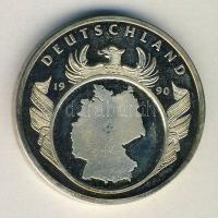 Németország 1990. "Európai valuták" Ag emlékérem  T:PP/ Germany 1990. European currencies ...