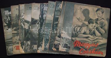 1939 Magyar Cserkész 10 db száma Márton Lajos rajzaival