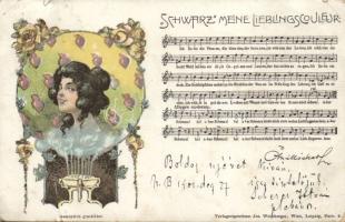 4 db litho üdvözlőlap 1901-1909