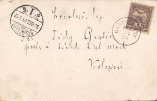 4 db litho üdvözlőlap 1901-1909